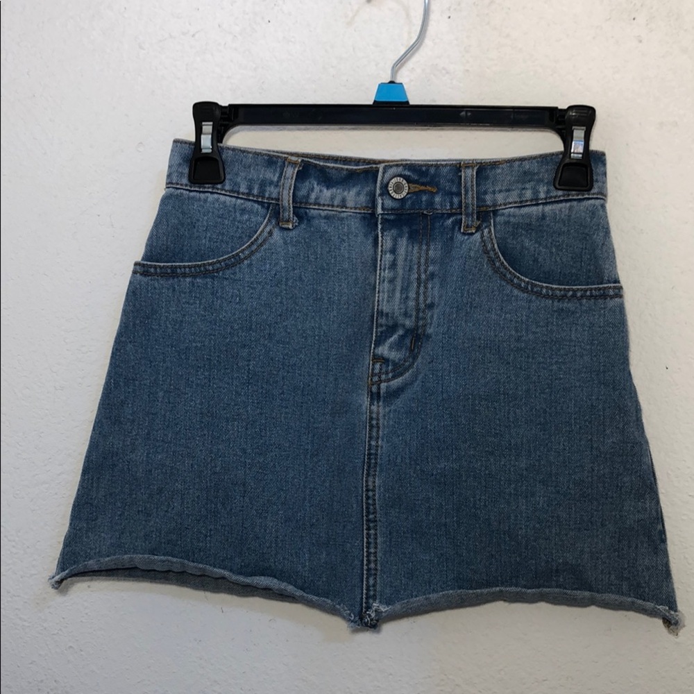 John Galt California Denim Skirt SMALL